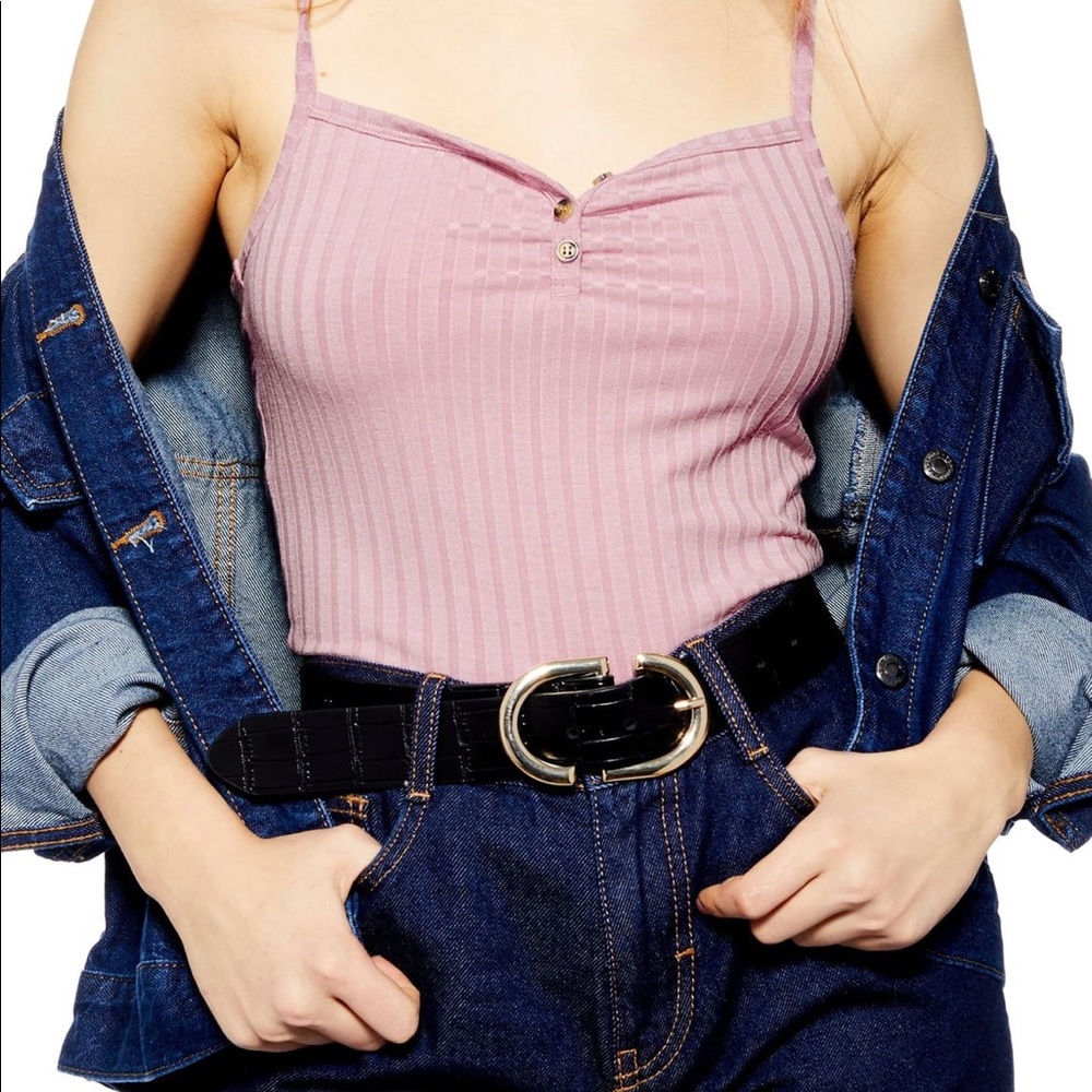 3 for 35 💙 TOPSHOP Navy Blue Tank Top